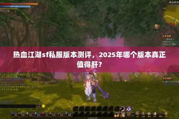 热血江湖sf私服版本测评，2025年哪个版本真正值得肝？