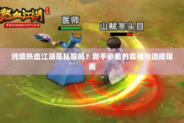 纯境热血江湖是私服吗？新手必看的真相与选择指南