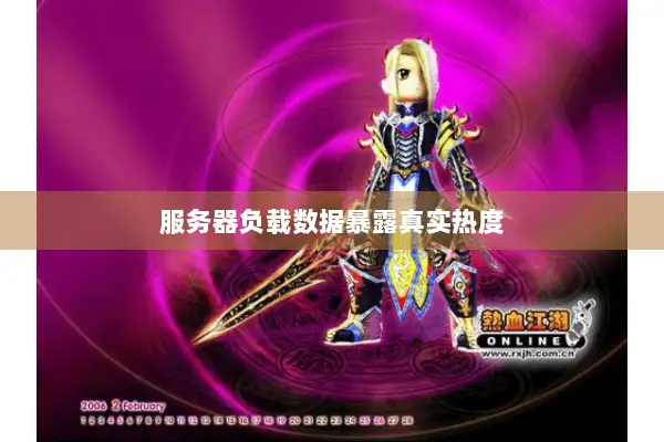 服务器负载数据暴露真实热度