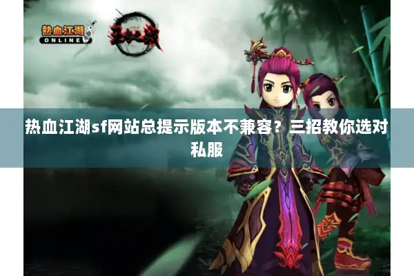 热血江湖sf网站总提示版本不兼容？三招教你选对私服