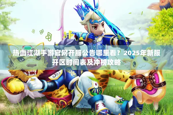 热血江湖手游官网开服公告哪里看？2025年新服开区时间表及冲榜攻略