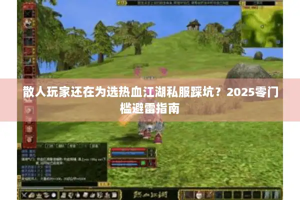 散人玩家还在为选热血江湖私服踩坑？2025零门槛避雷指南