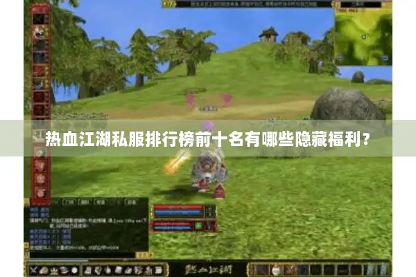 热血江湖私服排行榜前十名有哪些隐藏福利？