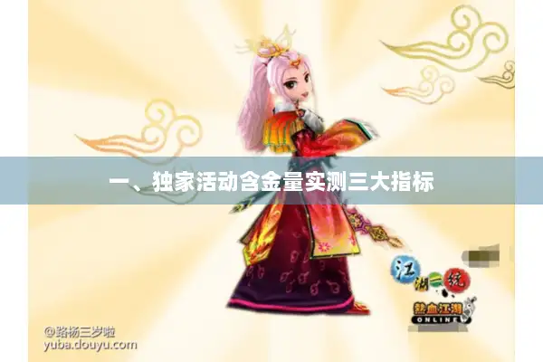 一、独家活动含金量实测三大指标