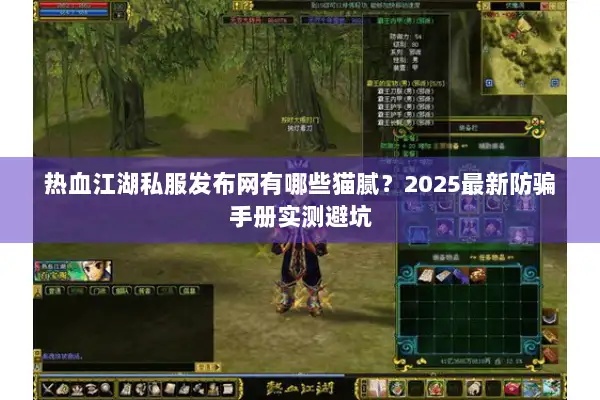 热血江湖私服发布网有哪些猫腻？2025最新防骗手册实测避坑