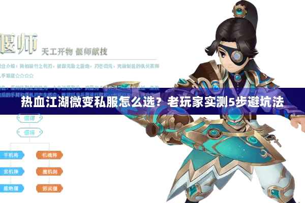 热血江湖微变私服怎么选？老玩家实测5步避坑法