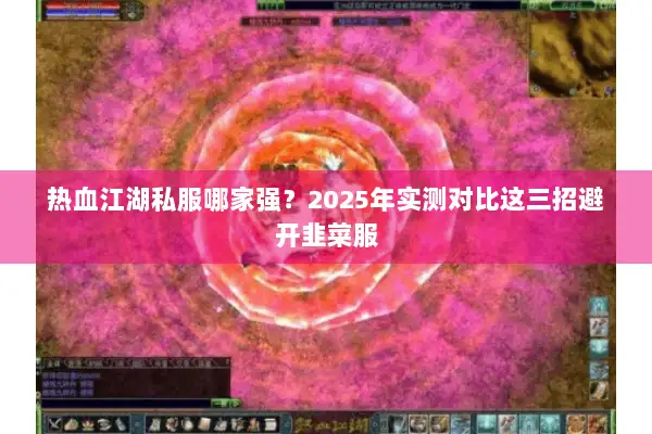 热血江湖私服哪家强？2025年实测对比这三招避开韭菜服