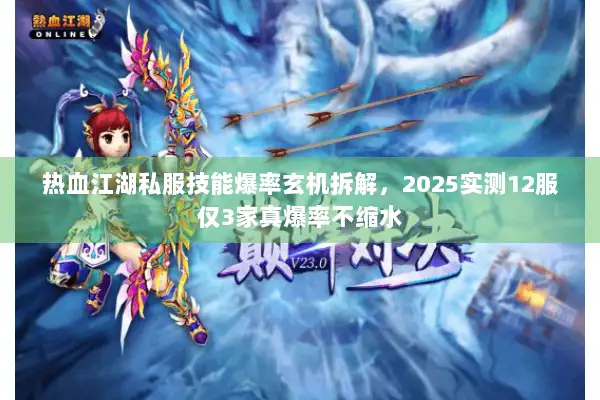 热血江湖私服技能爆率玄机拆解，2025实测12服仅3家真爆率不缩水