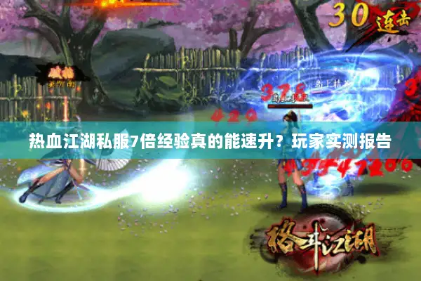 热血江湖私服7倍经验真的能速升?玩家实测报告 热血江湖私服7倍经验真的能速升?玩家实测报告