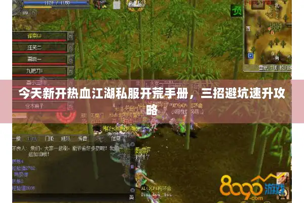 今天新开热血江湖私服开荒手册，三招避坑速升攻略