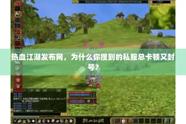 热血江湖发布网，为什么你搜到的私服总卡顿又封号？