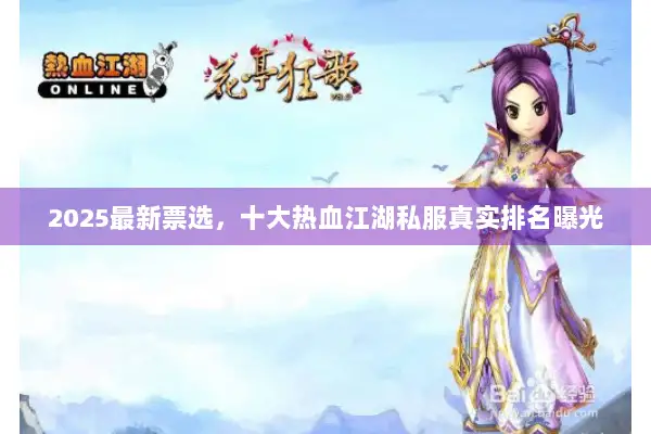 2025最新票选，十大热血江湖私服真实排名曝光