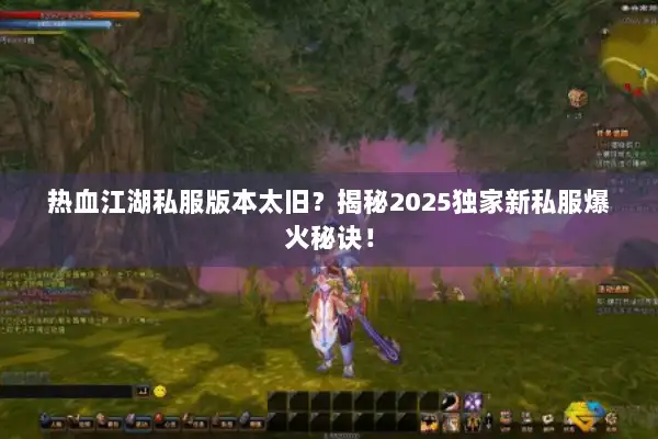 热血江湖私服版本太旧？揭秘2025独家新私服爆火秘诀！