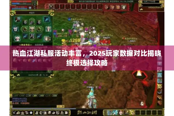 热血江湖私服活动丰富，2025玩家数据对比揭晓终极选择攻略