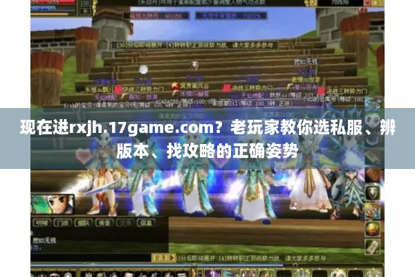 现在进rxjh.17game.com？老玩家教你选私服、辨版本、找攻略的正确姿势