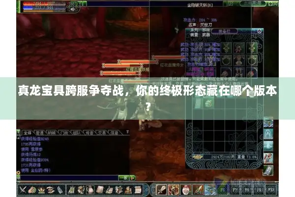 真龙宝具跨服争夺战,你的终极形态藏在哪个版本? 真龙宝具跨服争夺战,你的终极形态藏在哪个版本?