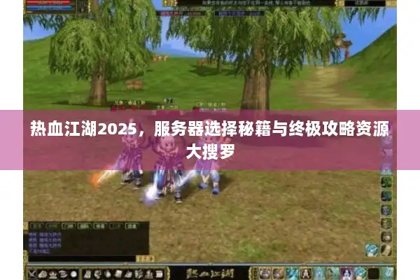 热血江湖2025,服务器选择秘籍与终极攻略资源大搜罗 热血江湖2025,服务器选择秘籍与终极攻略资源大搜罗