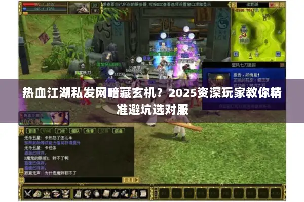 热血江湖私发网暗藏玄机？2025资深玩家教你精准避坑选对服