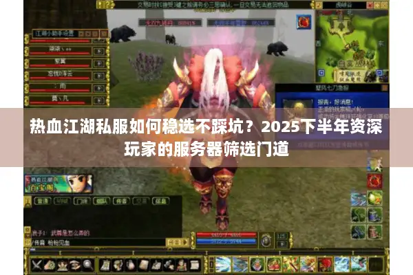 热血江湖私服如何稳选不踩坑？2025下半年资深玩家的服务器筛选门道