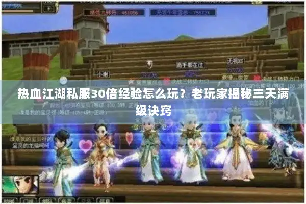 热血江湖私服30倍经验怎么玩？老玩家揭秘三天满级诀窍