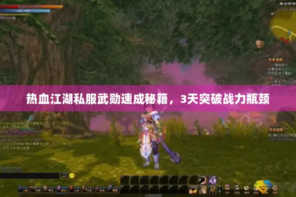 热血江湖私服武勋速成秘籍，3天突破战力瓶颈