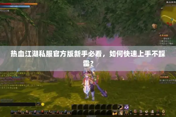 热血江湖私服官方版新手必看，如何快速上手不踩雷？