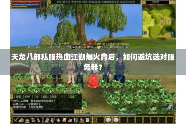 天龙八部私服热血江湖爆火背后，如何避坑选对服务器？