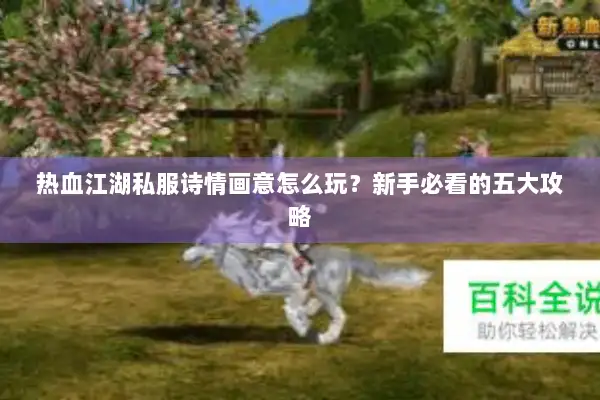 热血江湖私服诗情画意怎么玩？新手必看的五大攻略