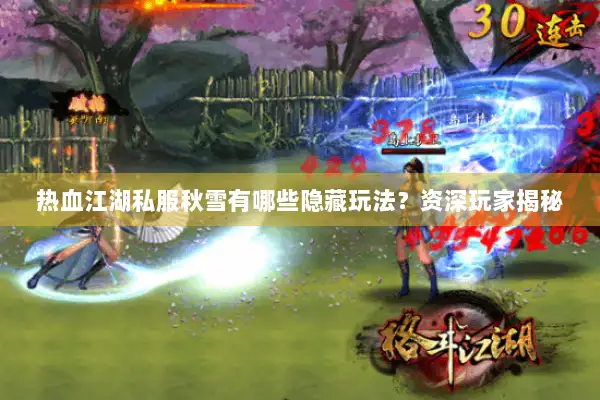 热血江湖私服秋雪有哪些隐藏玩法？资深玩家揭秘