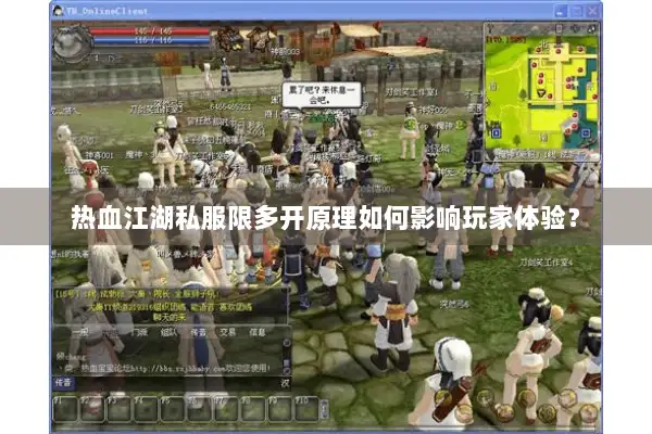 热血江湖私服限多开原理如何影响玩家体验？