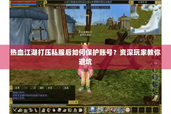 热血江湖打压私服后如何保护账号？资深玩家教你避坑