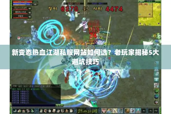 新变态热血江湖私服网站如何选？老玩家揭秘5大避坑技巧