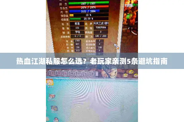 热血江湖私服怎么选？老玩家亲测5条避坑指南