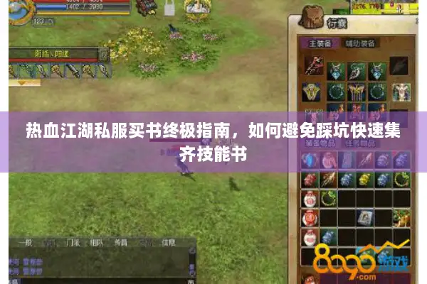 热血江湖私服买书终极指南，如何避免踩坑快速集齐技能书