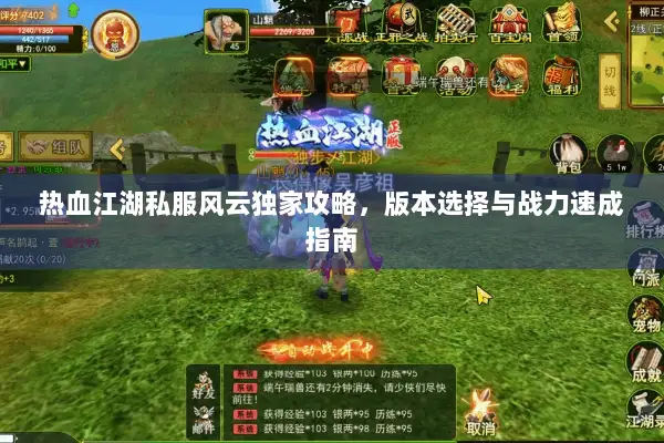 热血江湖私服风云独家攻略，版本选择与战力速成指南