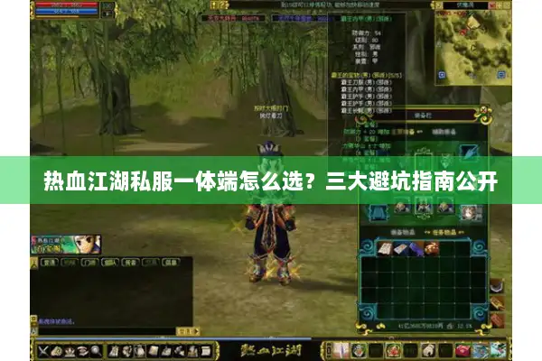 热血江湖私服一体端怎么选?三大避坑指南公开 热血江湖私服一体端怎么选?三大避坑指南公开